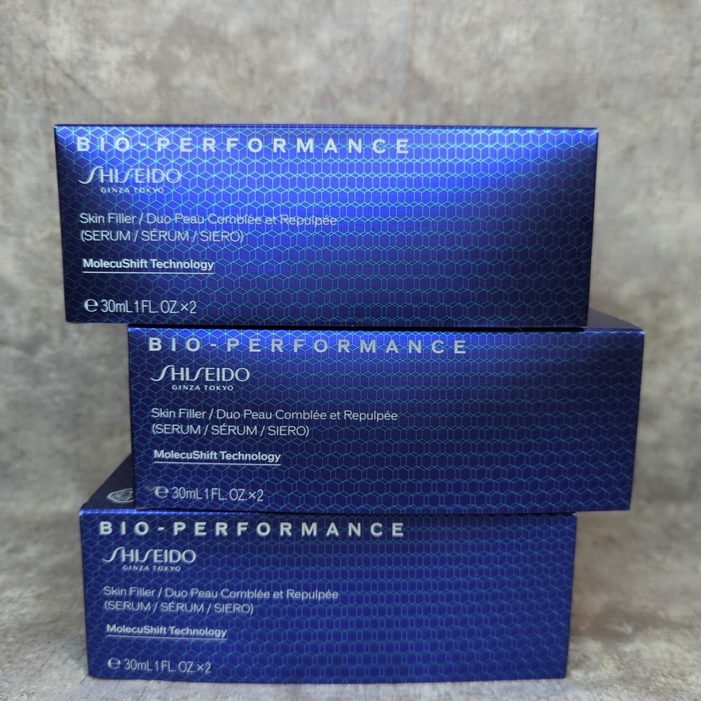 Shiseido Bio-Performance Day & Night Skin Filler Serum Duo Size 30mL /1oz x2 NIB